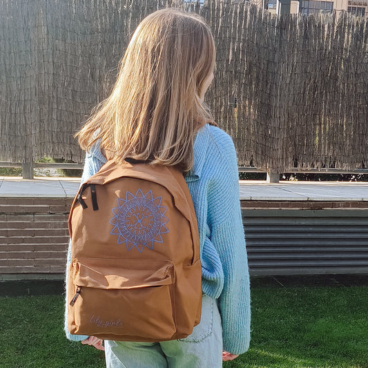 Teens brown backpack