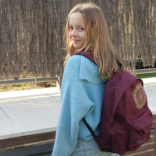 Teens Burgundy backpack